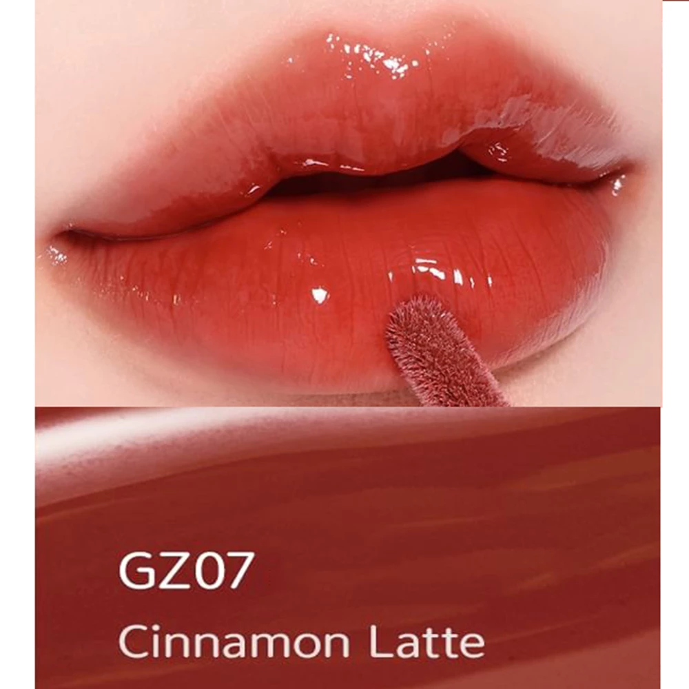 BLACK ROUGE Chewy Lip Glaze Luciu de Buze GZ07 Cinnamon Latte - Volum si Hidratare pentru Buze, 4.5g