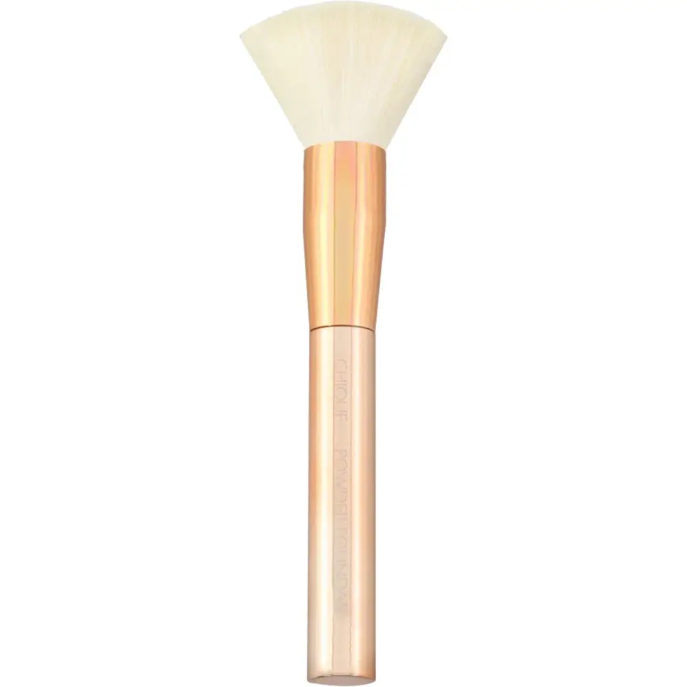 ROYAL AND LANGNICKEL Chique Rose Gold Pensula pentru fond de ten si pudra Nuanta Universala - Aplicare Uniforma si Finish Impecabil, Vegana, 50 g