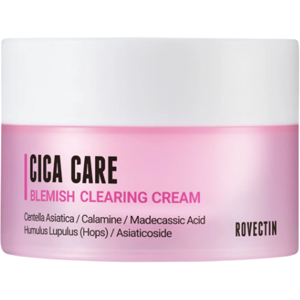 ROVECTIN Cica Care Crema de Fata Calmanta Anti-acnee - Calmare Roseata si Hidratare Intensa, 50 ml