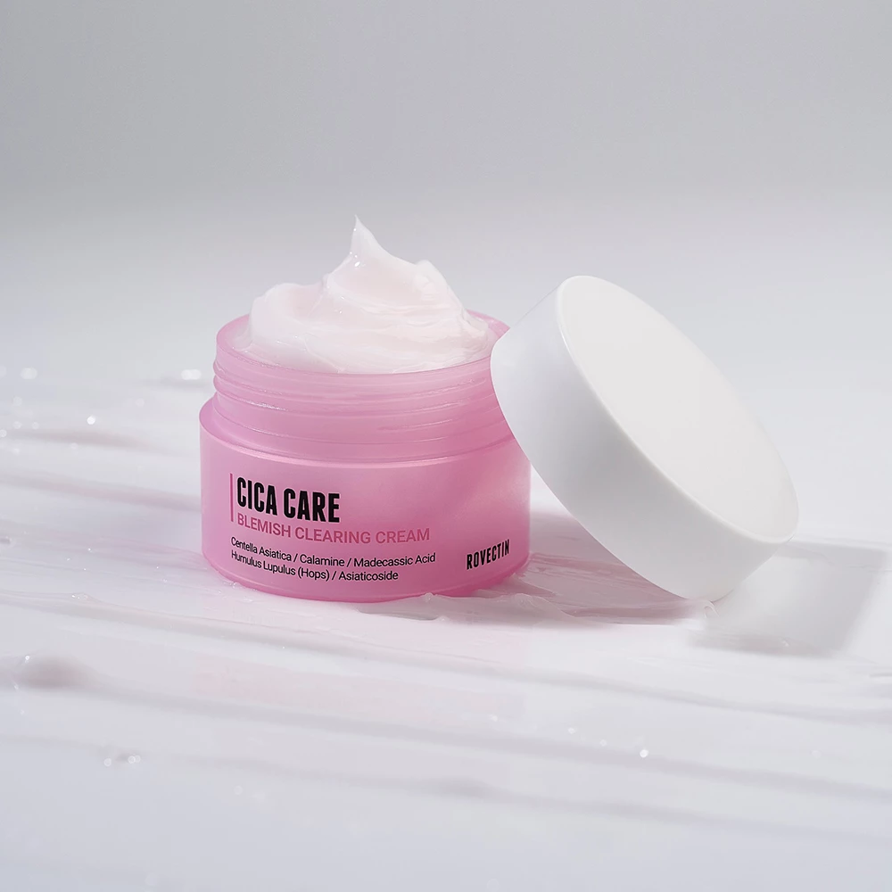 ROVECTIN Cica Care Crema de Fata Calmanta Anti-acnee - Calmare Roseata si Hidratare Intensa, 50 ml