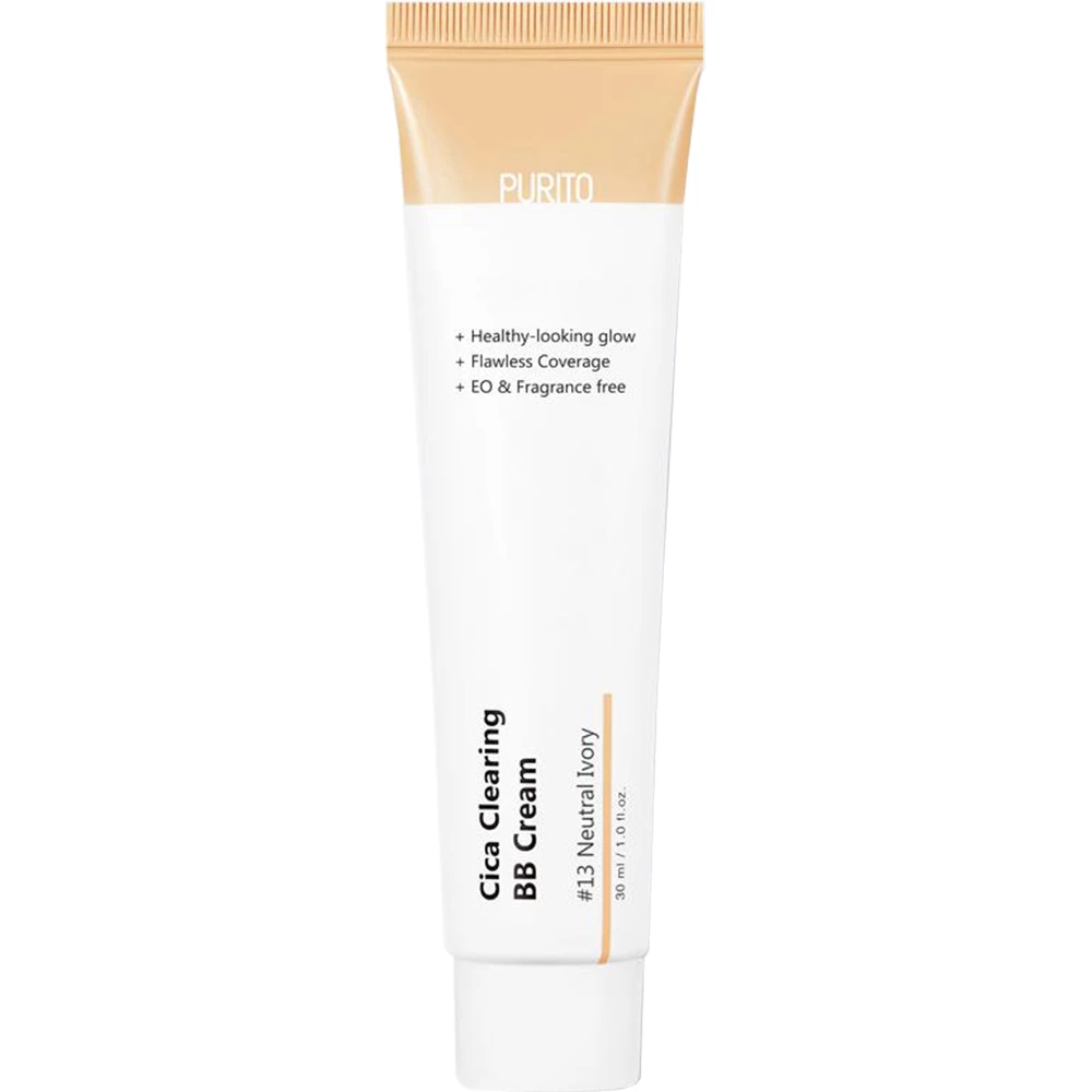 PURITO Cica Clearing Crema Coloranta de Fata 13 Neutral Ivory - Hidratare si Protectie Ten Sensibil, 30 ml