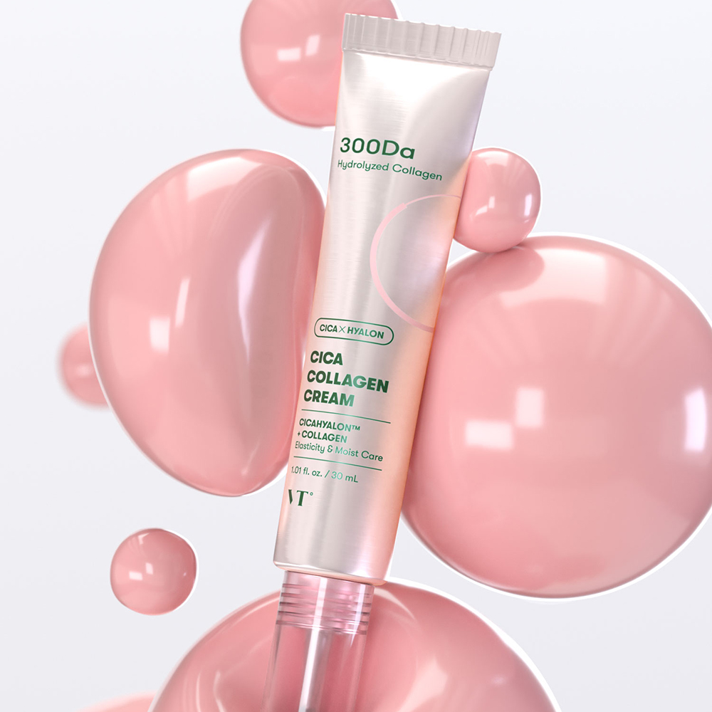 VT COSMETICS Cica Collagen Cream 300Da crema - elasticitate si hidratare, 30 ml
