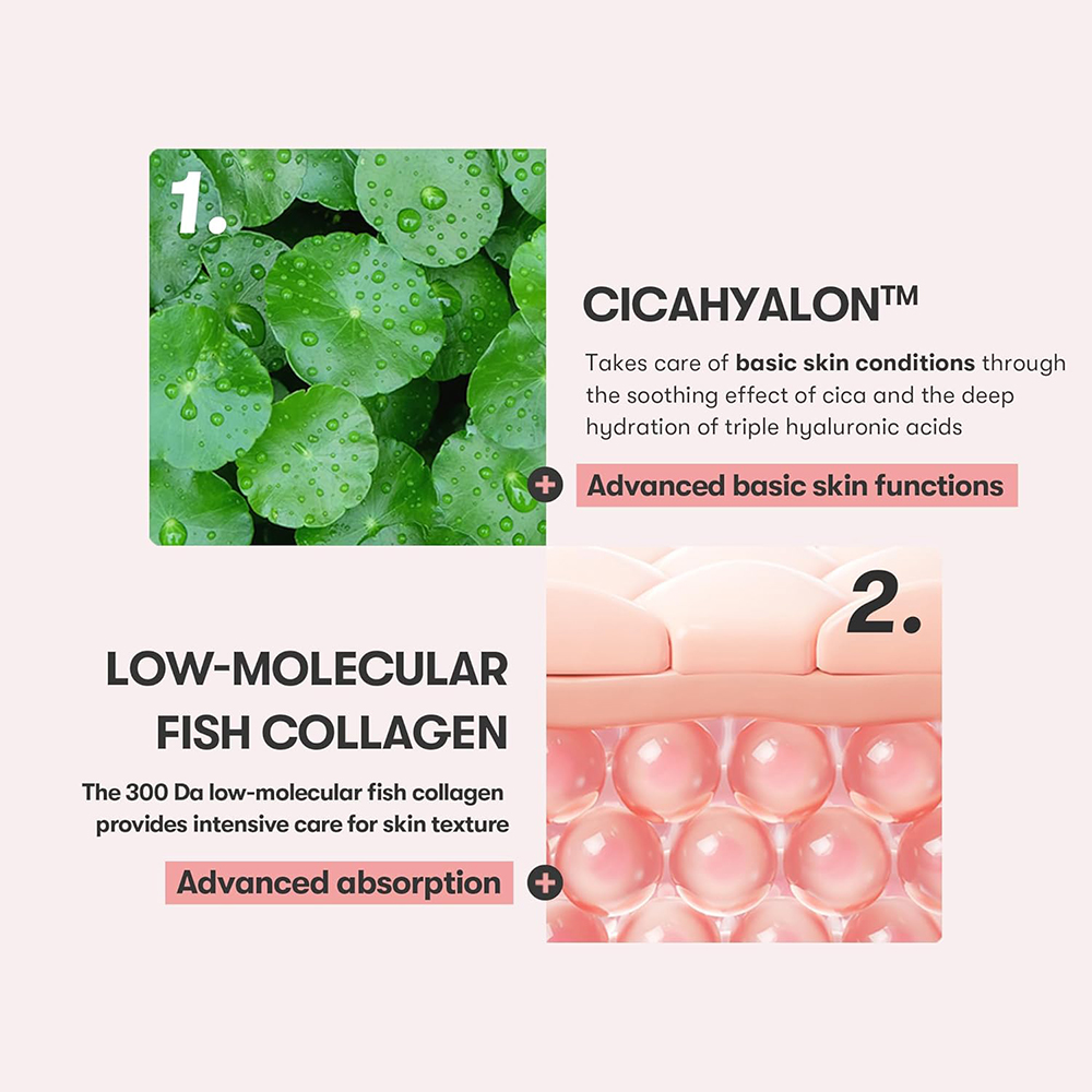 VT COSMETICS Cica Collagen Cream 300Da crema - elasticitate si hidratare, 30 ml