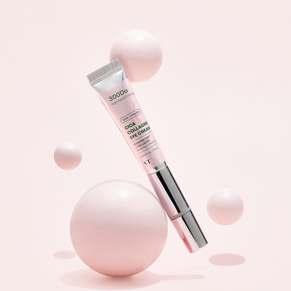 VT COSMETICS Cica Collagen Eye Cream 300Da Crema contur ochi - hidratare si luminozitate, 15 ml