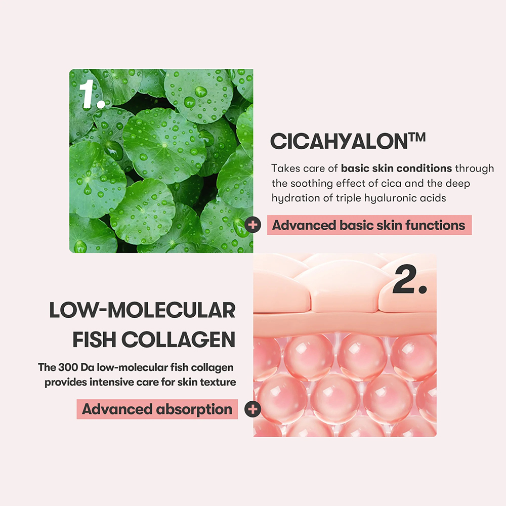 VT COSMETICS Cica Collagen Eye Cream 300Da Crema contur ochi - hidratare si luminozitate, 15 ml