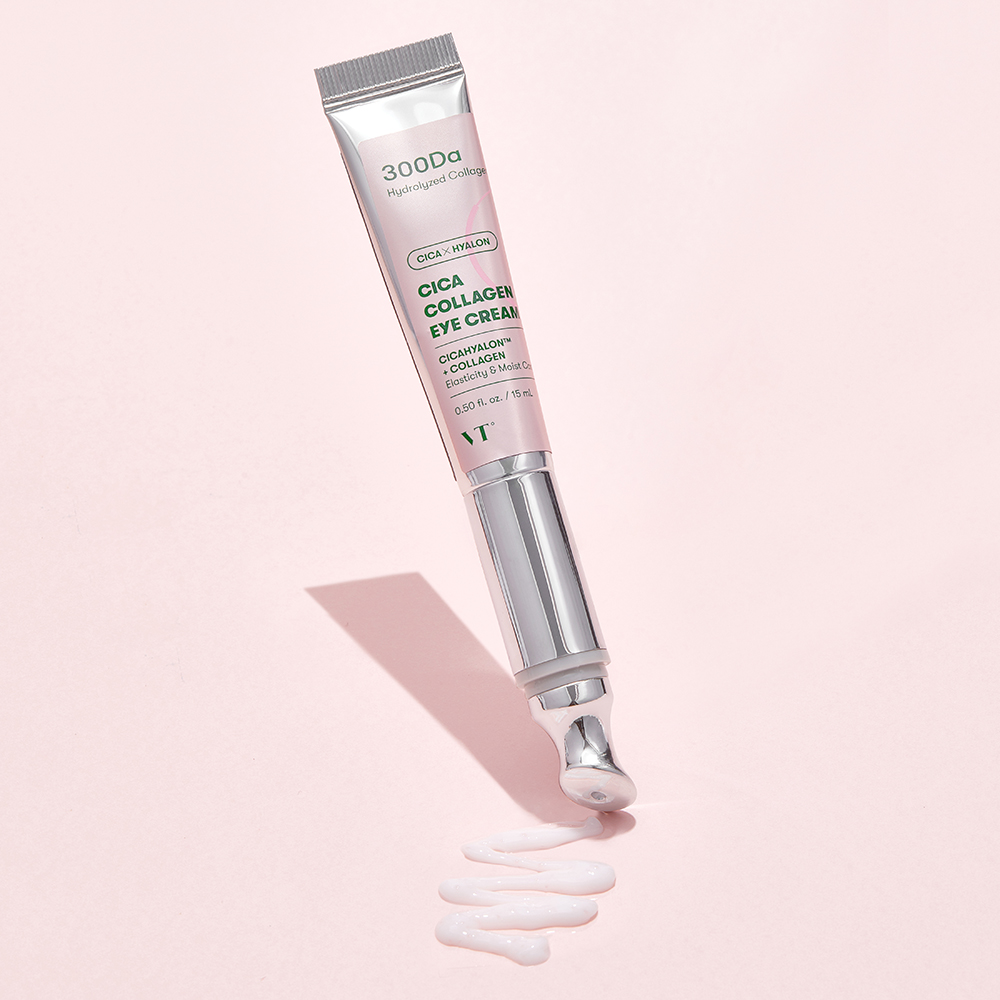 VT COSMETICS Cica Collagen Eye Cream 300Da Crema contur ochi - hidratare si luminozitate, 15 ml