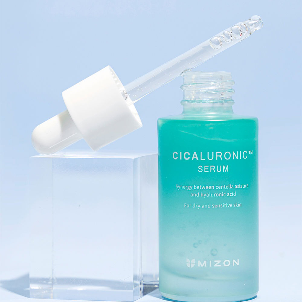 Mizon Cicaluronic Serum – Ser de față vegan cu Centella Asiatica și acid hialuronic pentru hidratare și calmare 30 ml