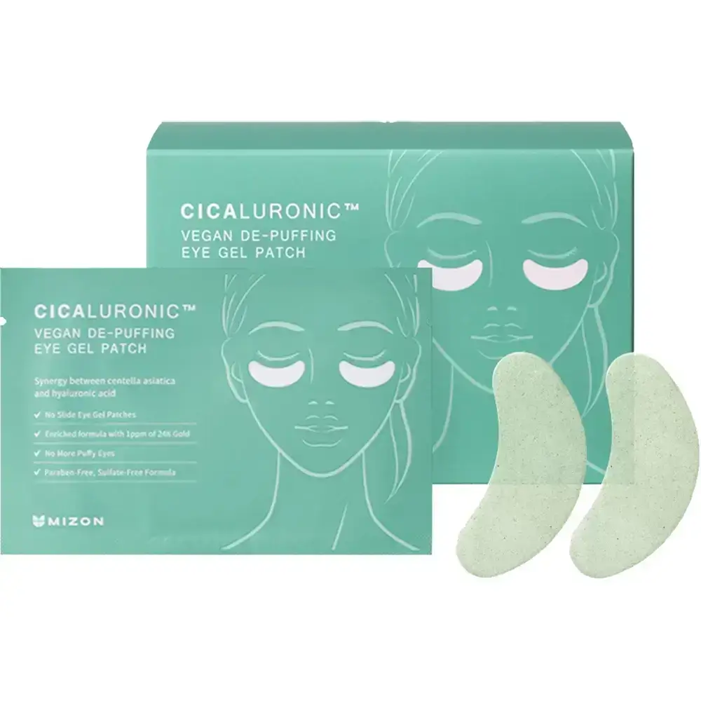 Cicaluronic Vegan De-Puffing Eye Gel Patches Benzi pentru ochi 21 buc
