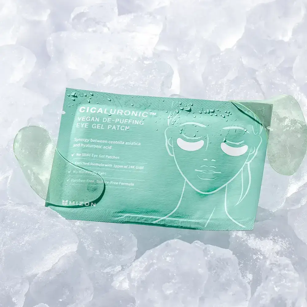 Cicaluronic Vegan De-Puffing Eye Gel Patches Benzi pentru ochi 21 buc