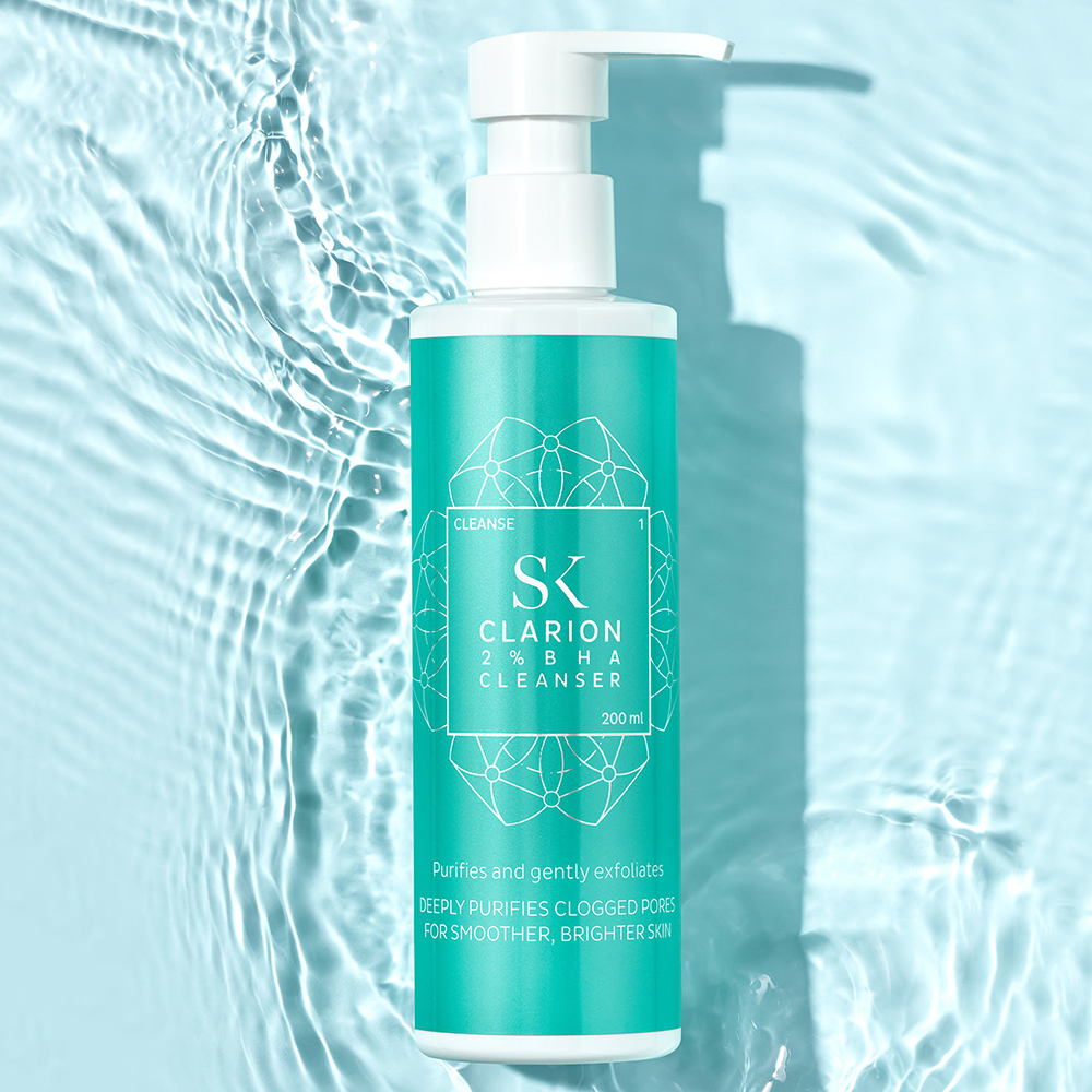 SKINTEGRA Clarion 2% BHA - gel de curatare formulat cu acid salicilic 2% si zinc, care contribuie la eliminarea excesului de sebum si la desfundarea porilor - 200 ml