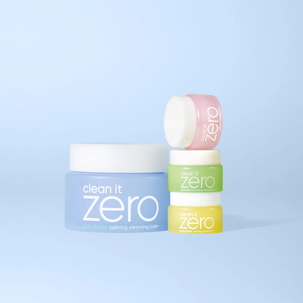 BANILA CO Clean it Zero Cleansing Balm Calming Set set - calmare si protectie si indepartarea machiajului, 100 ml