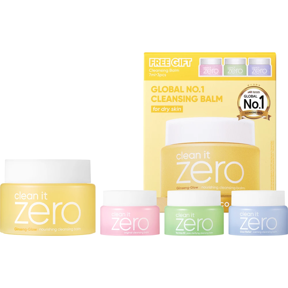 BANILA CO Clean it Zero Cleansing Balm Nourishing Set set - curatare si luminozitate si hranire, 100 ml