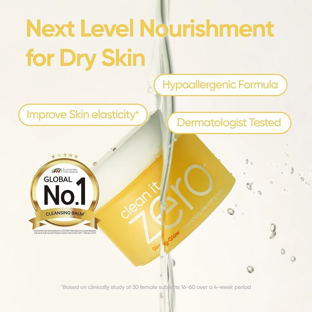 BANILA CO Clean it Zero Cleansing Balm Nourishing Set set - curatare si luminozitate si hranire, 100 ml