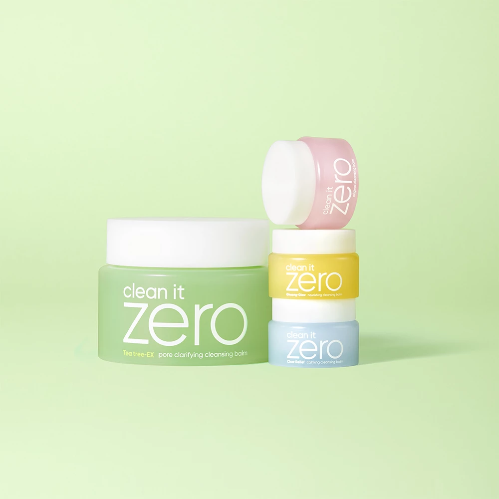 BANILA CO Clean it Zero Cleansing Balm Pore Clarifying Set set - purificare pori si indepartare machiaj si reglare sebum, 100 ml