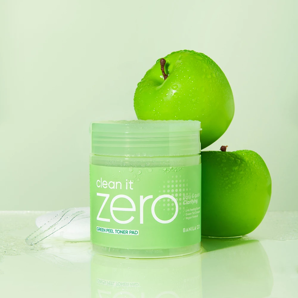 BANILA CO Clean it Zero Green Peel Toner Pad toner - exfoliere si curatare si tonifiere, 70 buc