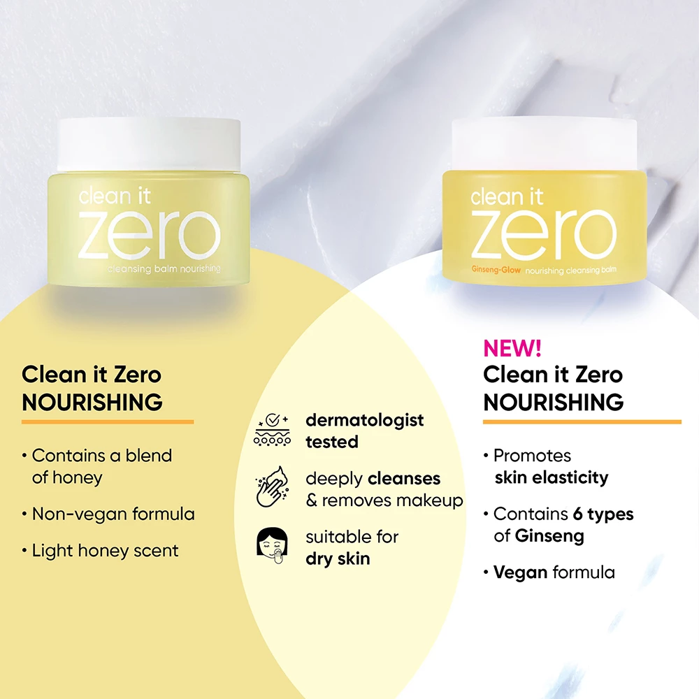 BANILA CO Clean it Zero Balsam de Curatare Nourishing - Demachiere Delicata si Hidratare Profunda cu Ginseng, 100 ml