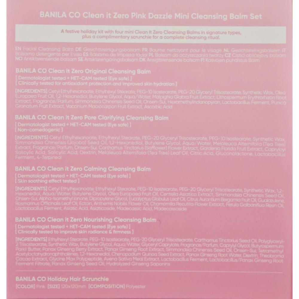 Clean it Zero Pink Dazzle Mini Cleansing Balm Set