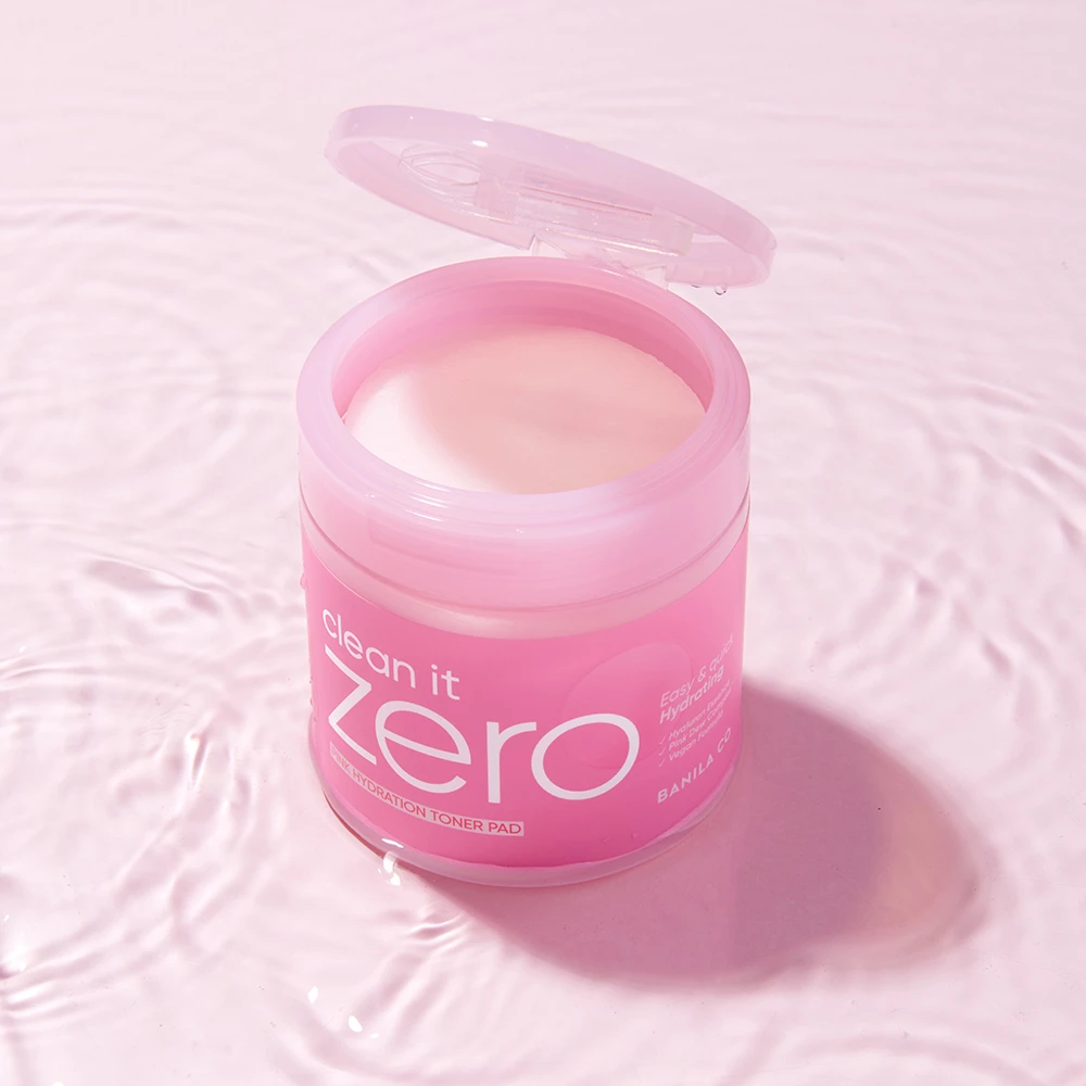 BANILA CO Clean it Zero Pink Hydrattion Toner Pad toner - hidratare si calmare si luminozitate, 70 buc