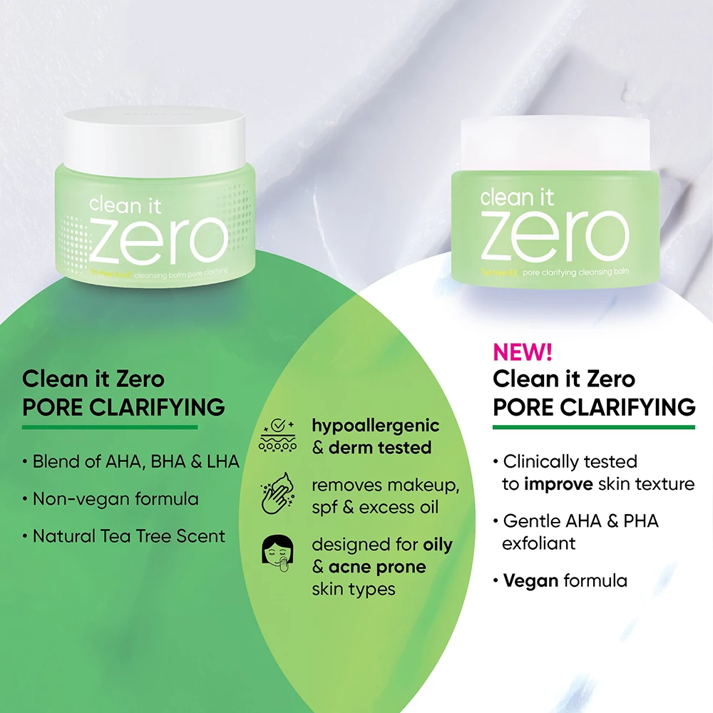 BANILA CO Clean It Zero Balsam Demachiant Clarifiant pentru Porii Dilatati - Curatare Profunda si Control Sebum, 100 ml