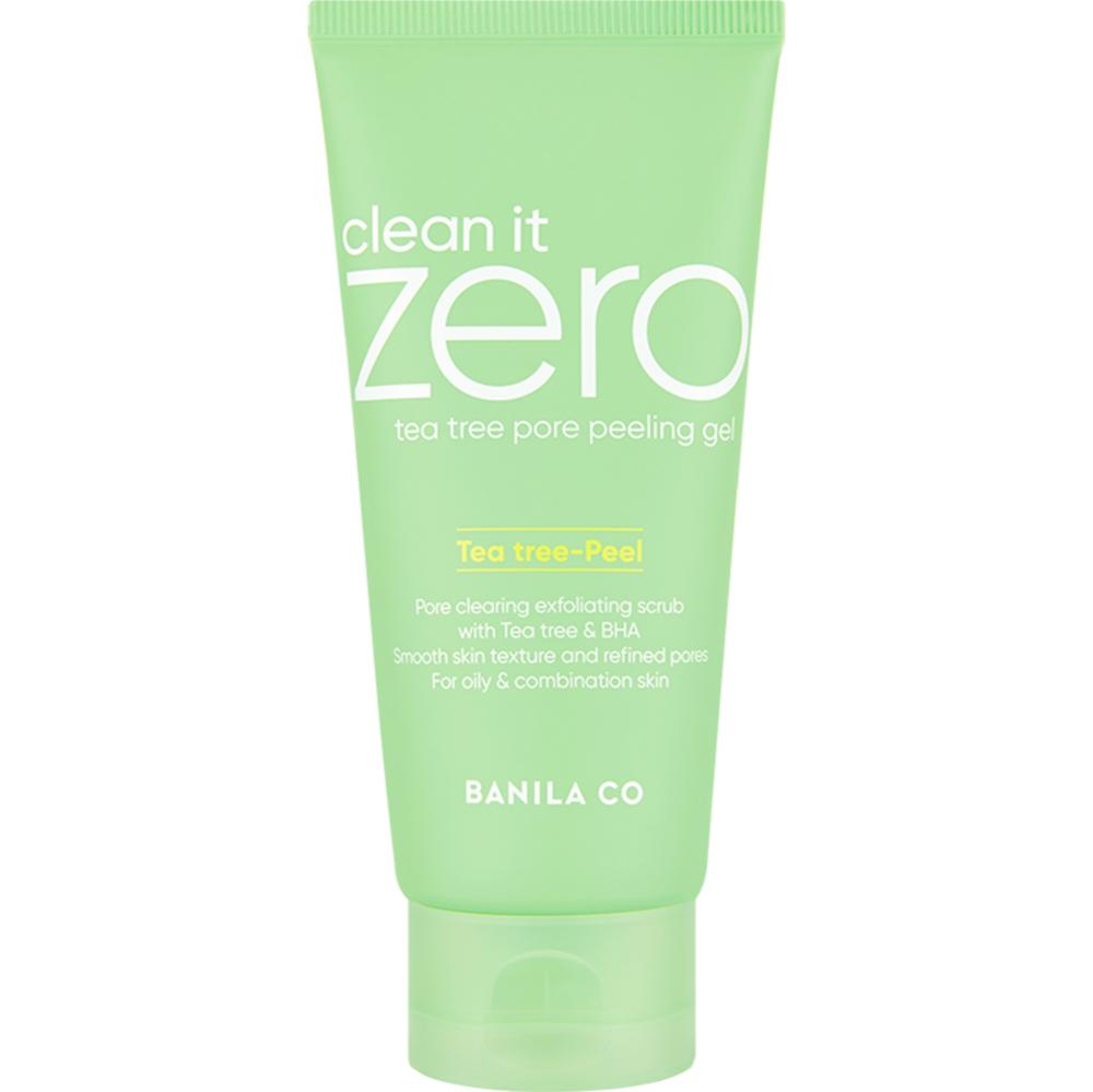 BANILA CO Clean It Zero Tea Tree Pore Peeling Gel, 120 ml - exfoliant formulat cu BHA si acid hialuronic, care contribuie la curatarea porilor si la netezirea pielii si la metinerea confortului dupa exfoliere