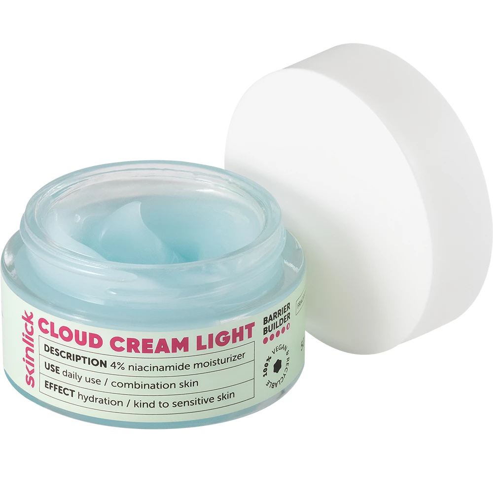 SKINLICK Cloud Cream Gel de fata cu niacinamida 4% - Hidratare intensa si control sebum, 50 ml