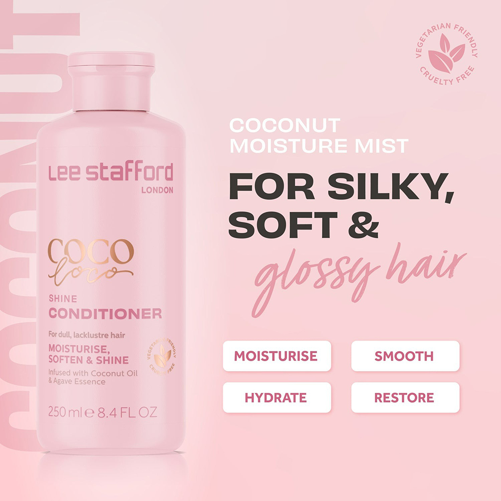 Coco Loco Shine Conditioner Balsam pentru par uscat si lipsit de stralucire 250 ml