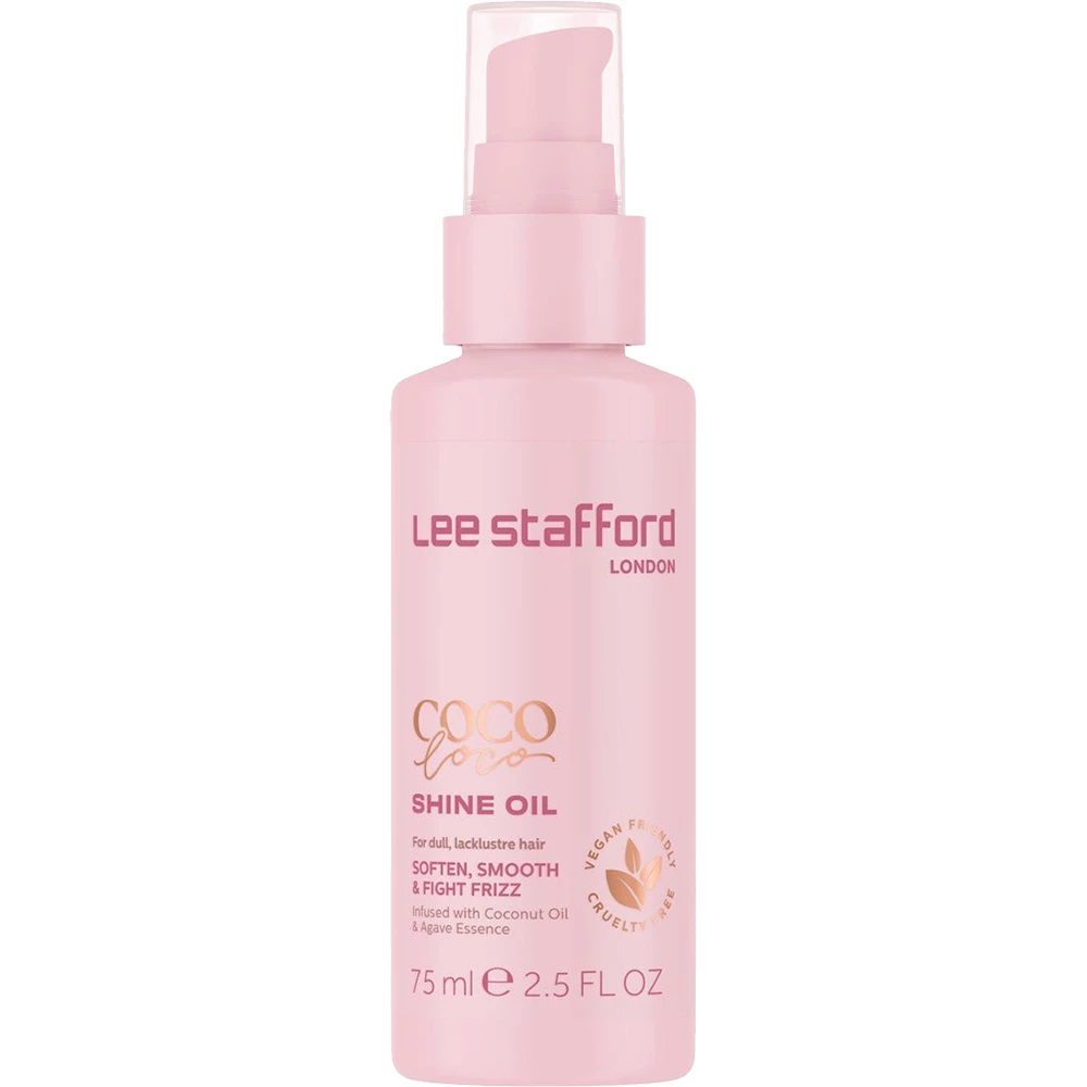 Lee Stafford Coco Loco Ulei hidratant pentru par si varfuri Coco Shine - Hidratare intensa si stralucire de durata, 75 ml