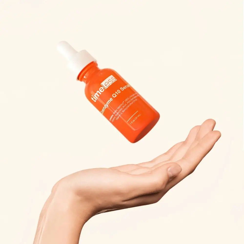 TIMELESS SKIN CARE Renewing Youth Ser pentru fata Q10 - Antirid, Fermitate si Hidratare intensa, 30 ml