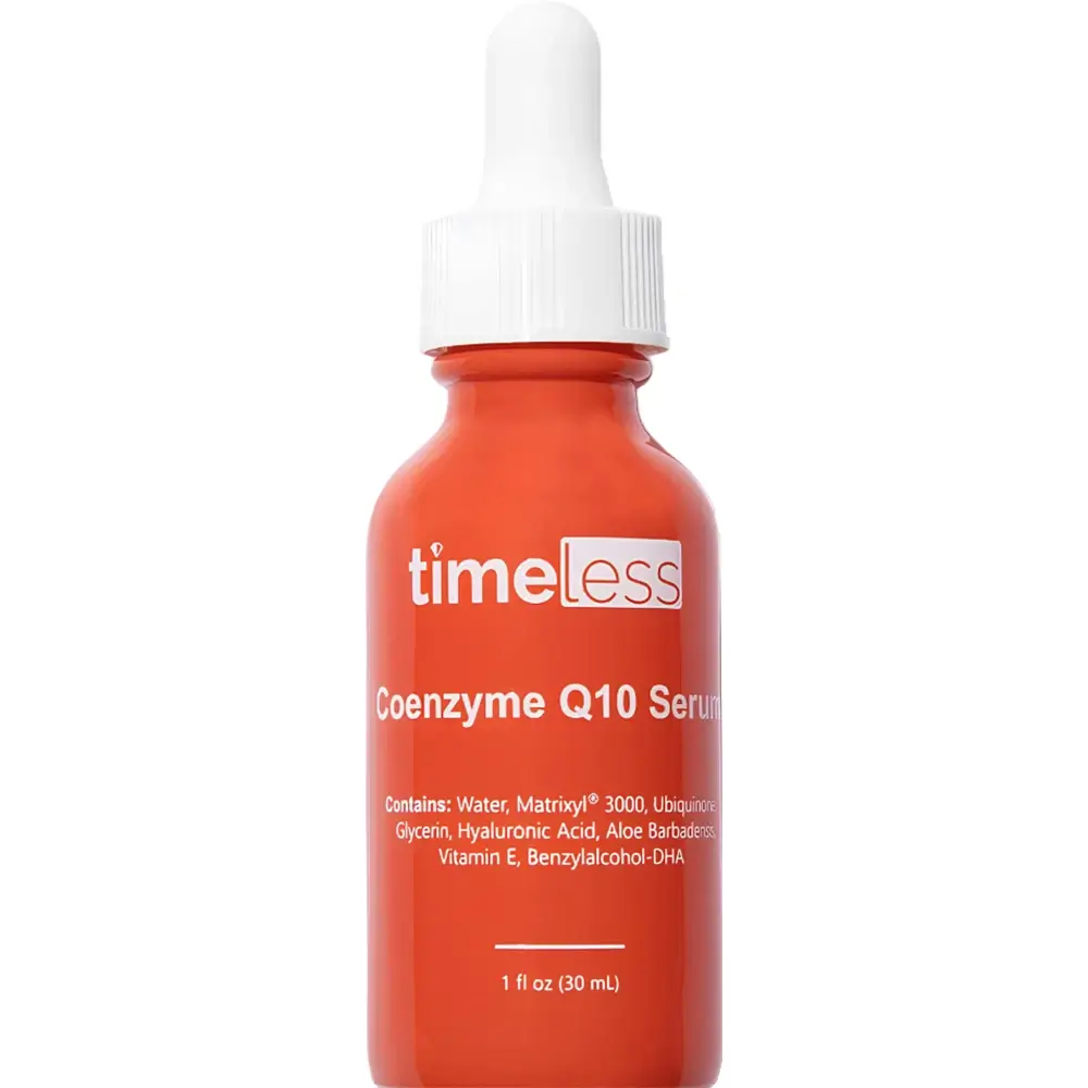 TIMELESS SKIN CARE Renewing Youth Ser pentru fata Q10 - Antirid, Fermitate si Hidratare intensa, 30 ml