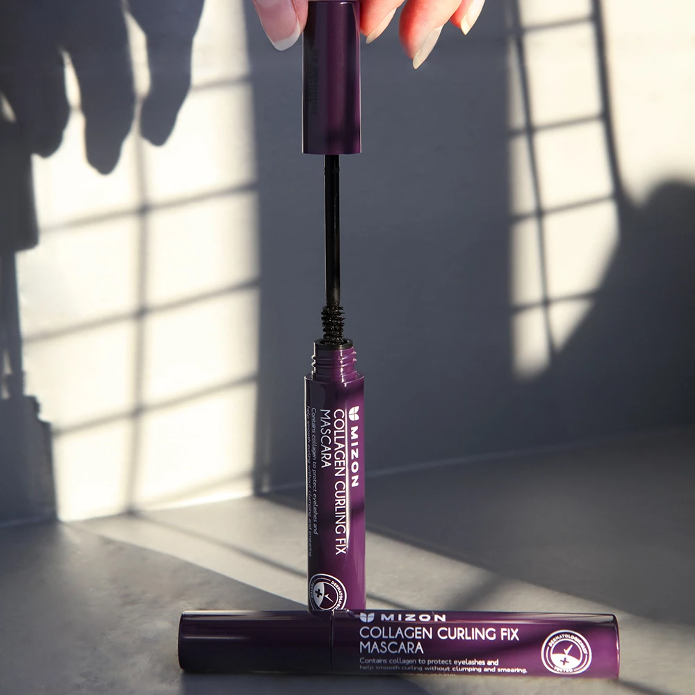 Collagen Curling Fix Mascara Mascara pentru gene curbate si voluminoase