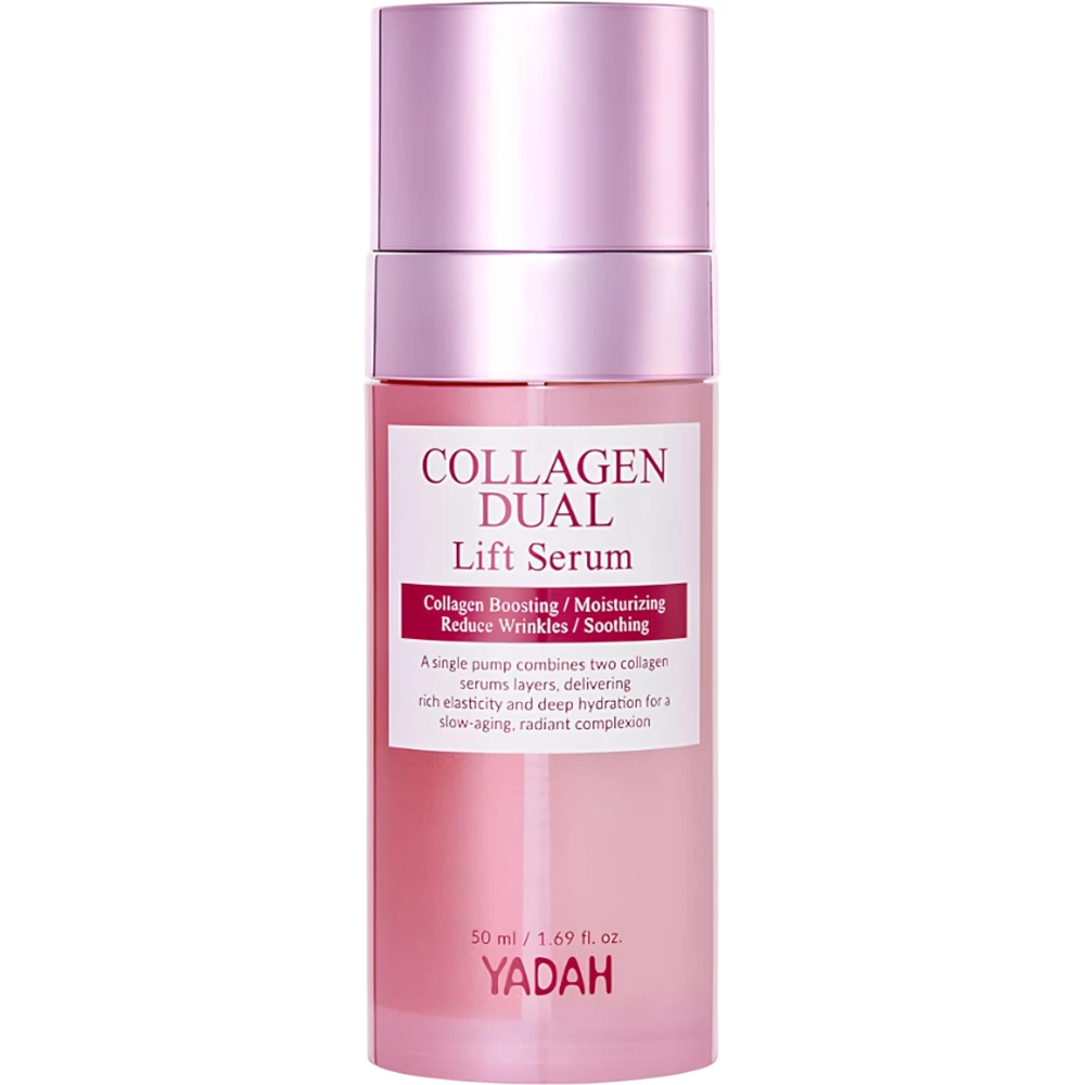 Ser de față Yadah Collagen Dual Lift – Hidratare și fermitate pentru un ten întinerit, 50 ml