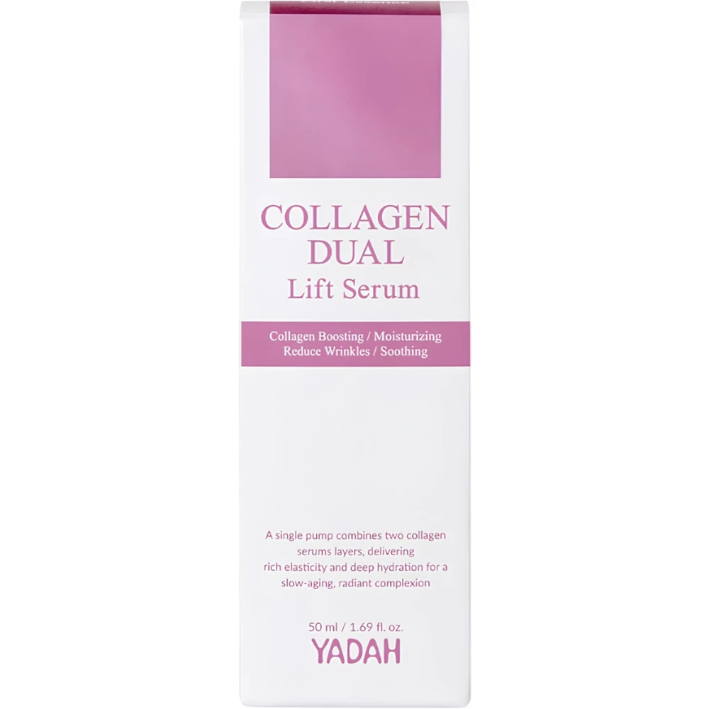 Ser de față Yadah Collagen Dual Lift – Hidratare și fermitate pentru un ten întinerit, 50 ml