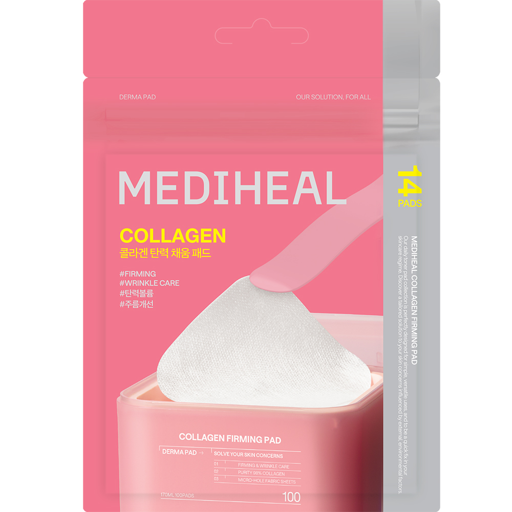 Collagen Firming Pad Toner de fata dischete 14 buc