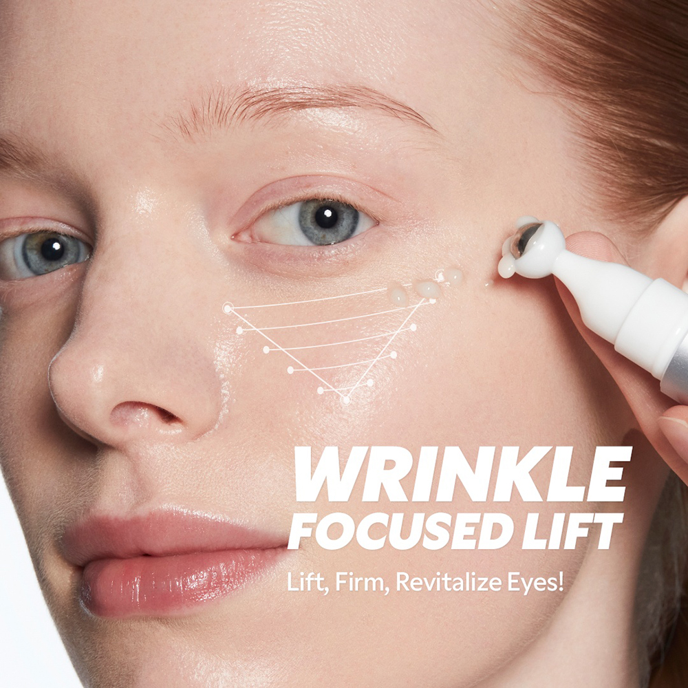 TIRTIR Collagen Lifting Eye Cream - crema de ochi formulata cu colagen vegetal si adenozina, care contribuie la calmarea pielii si la mentinerea confortului cutanat - 15 ml