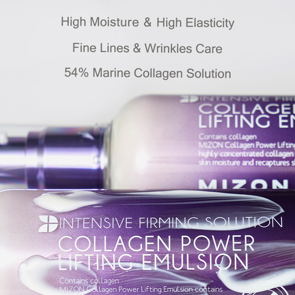 Mizon Collagen Power Lifting Emulsion - Emulsie de față intens hidratantă cu 54% colagen marin 120 ml