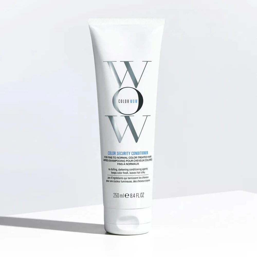 COLOR WOW Color Security Balsam pentru par fin-normal - Hidratare si protectie culoare cu ulei de argan, 250 ml