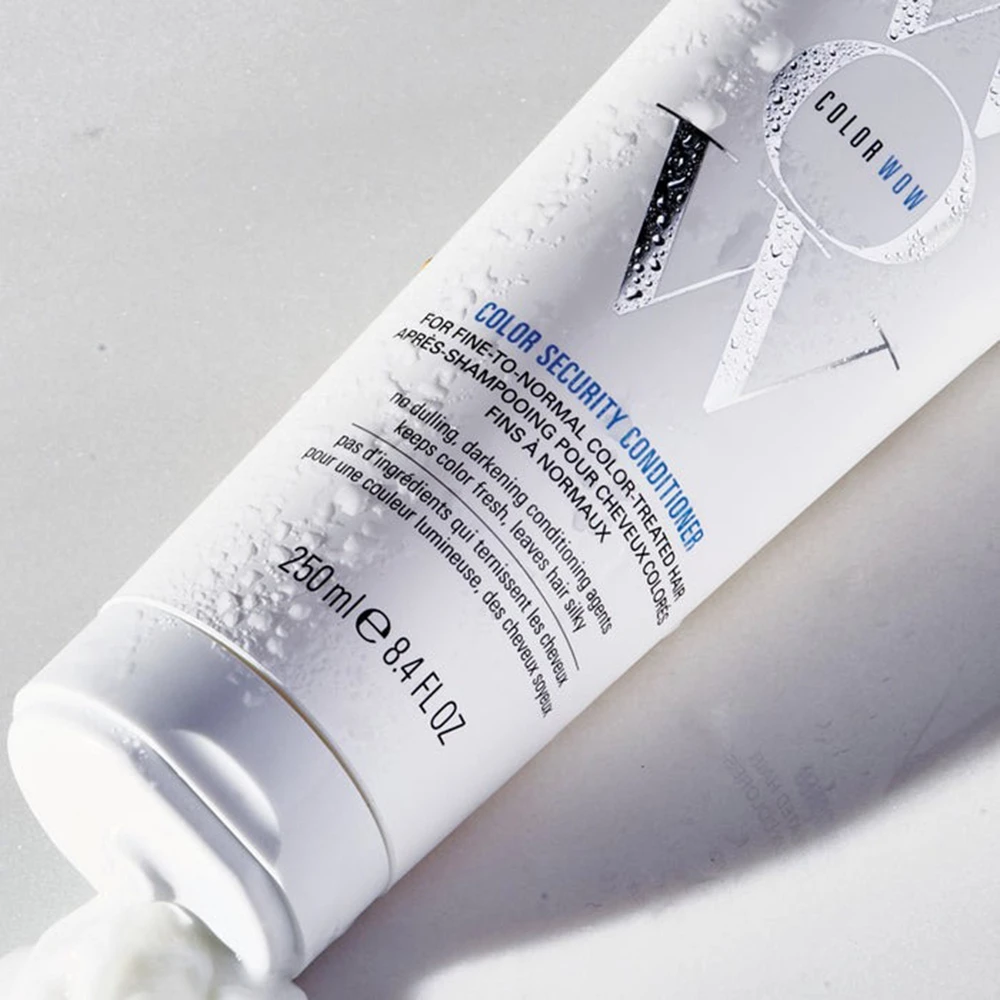 COLOR WOW Color Security Balsam pentru par fin-normal - Hidratare si protectie culoare cu ulei de argan, 250 ml