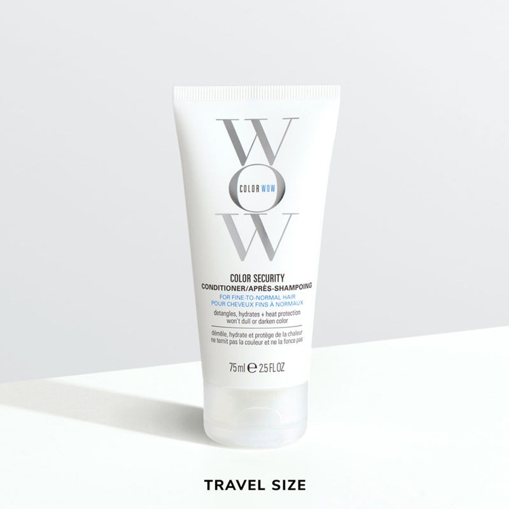 COLOR WOW Color Security Balsam pentru par fin spre normal - Hidratare si protectie culoare pentru stralucire intensa, 75 ml