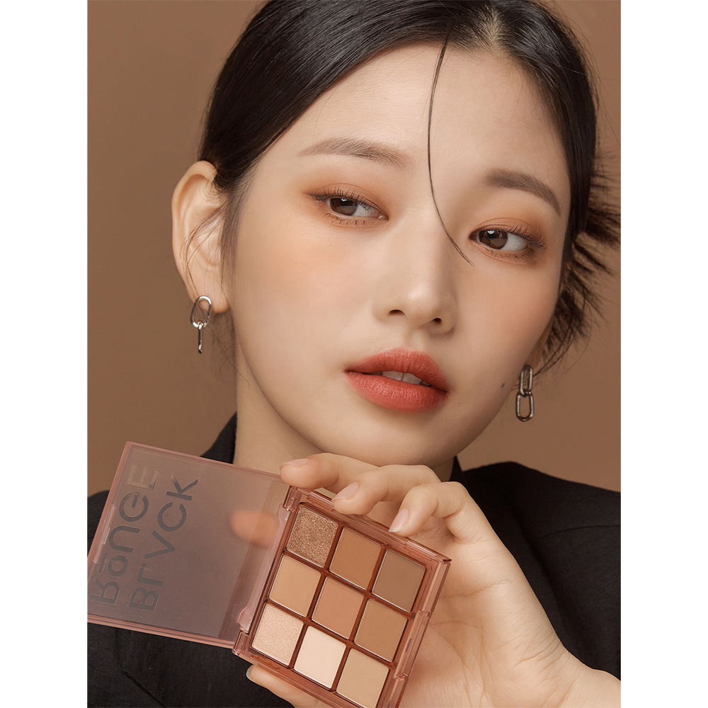 Black Rouge Colordation Mood Palette – Fard de Pleoape MP01 Brickdation | Nuanțe Caldă și Elegantă