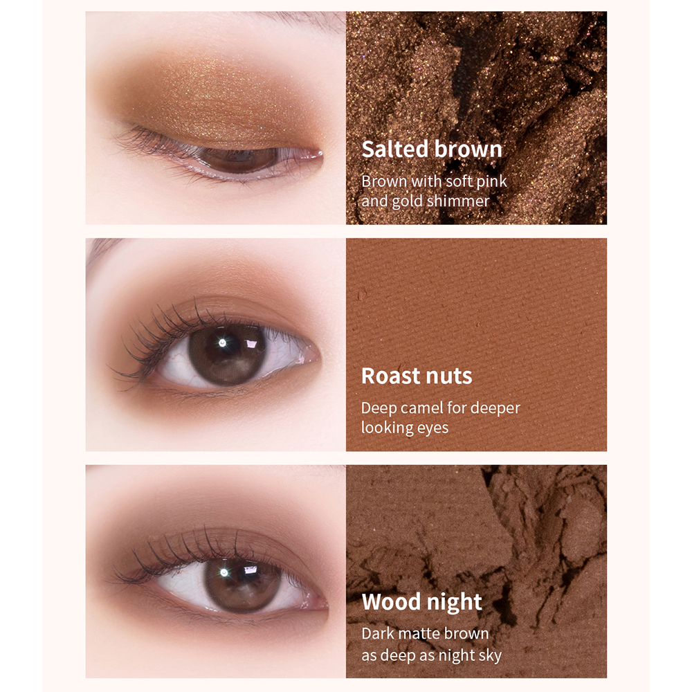 Black Rouge Colordation Mood Palette – Fard de Pleoape MP01 Brickdation | Nuanțe Caldă și Elegantă