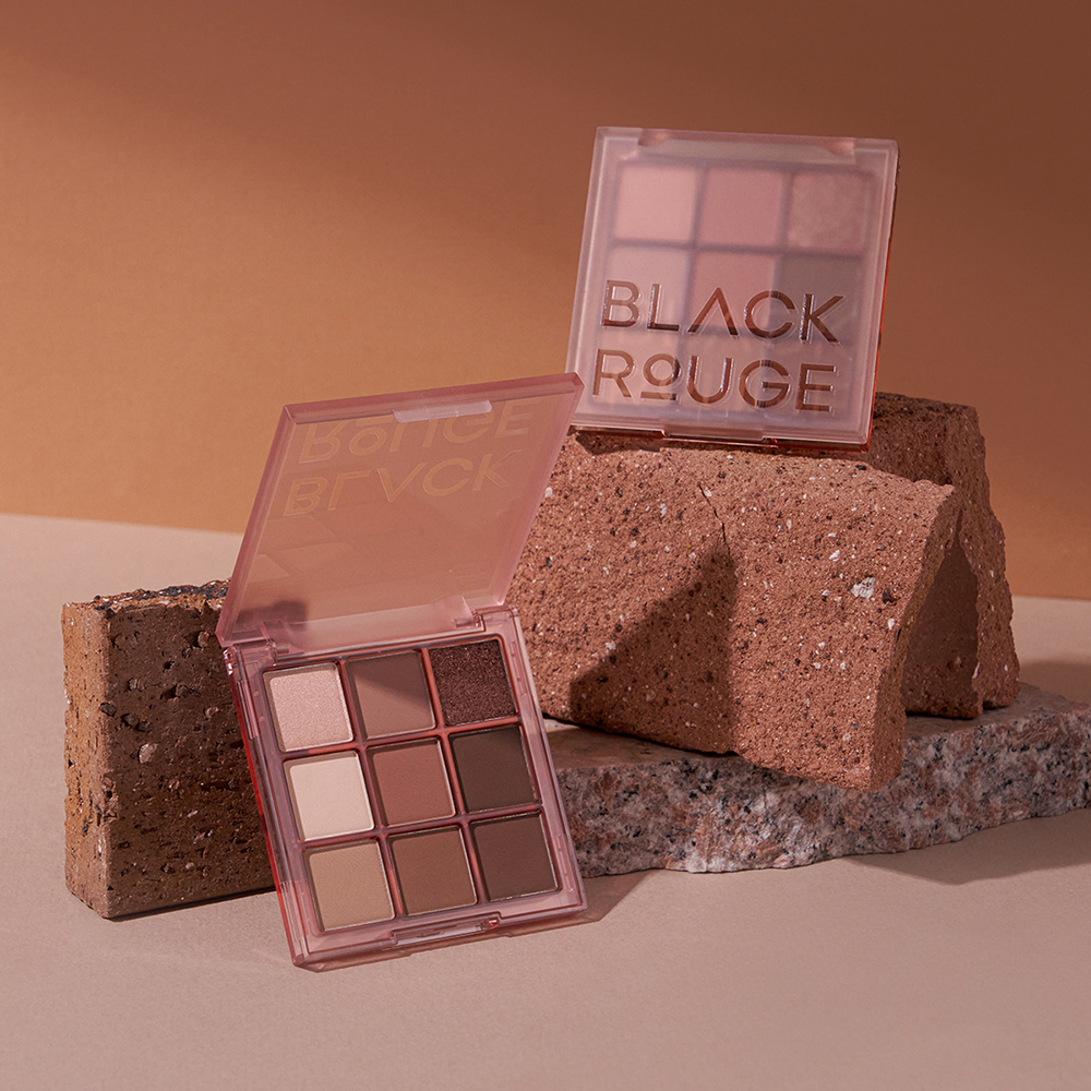 Black Rouge Colordation Mood Palette – Fard de Pleoape MP01 Brickdation | Nuanțe Caldă și Elegantă