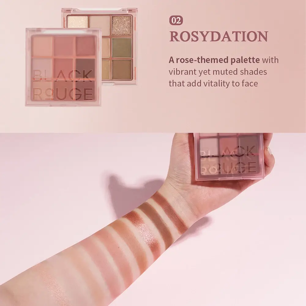 Black Rouge Colordation Mood Palette Rosydation - machiaj sofisticat si personalizat 8 gr