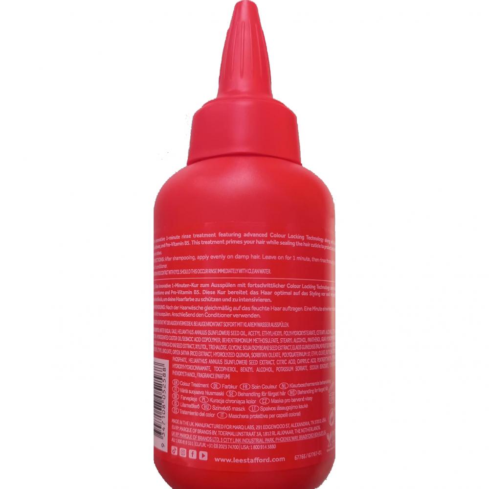 LEE STAFFORD Colour Guarded Colour Locking Treatment, 150 ml - ser de par formulat cu extract de floarea-soarelui si quinoa, care contribuie la protejarea intensitatii culorii si la mentinerea stralucirii parului vopsit