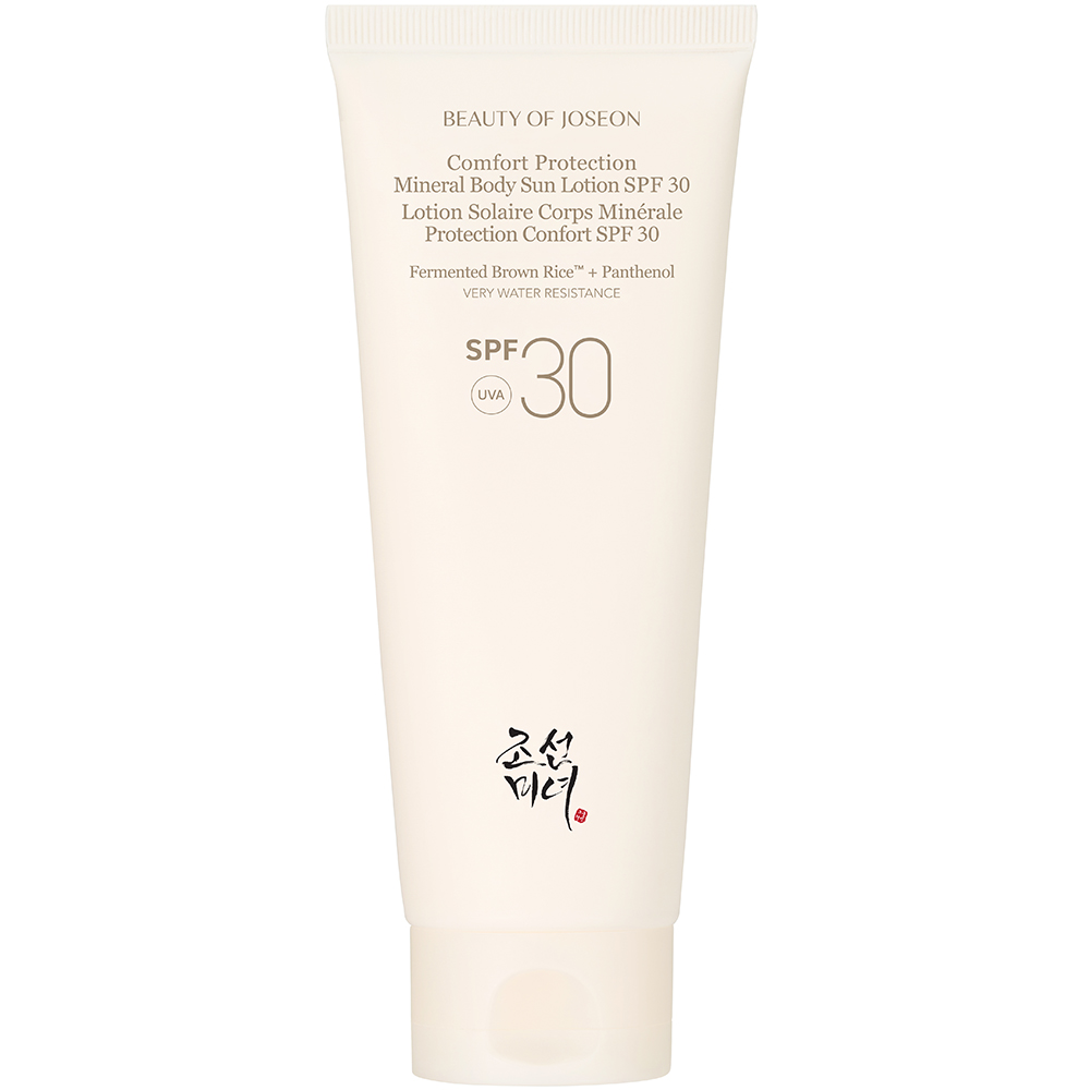 BEAUTY OF JOSEON Comfort Protection Mineral Body Sun Lotion SPF 30, 150 ml - Lotiune de corp formulata cu oxid de zinc si pantenol, care contribuie la hidratarea pielii si la metinerea barierei cutanate