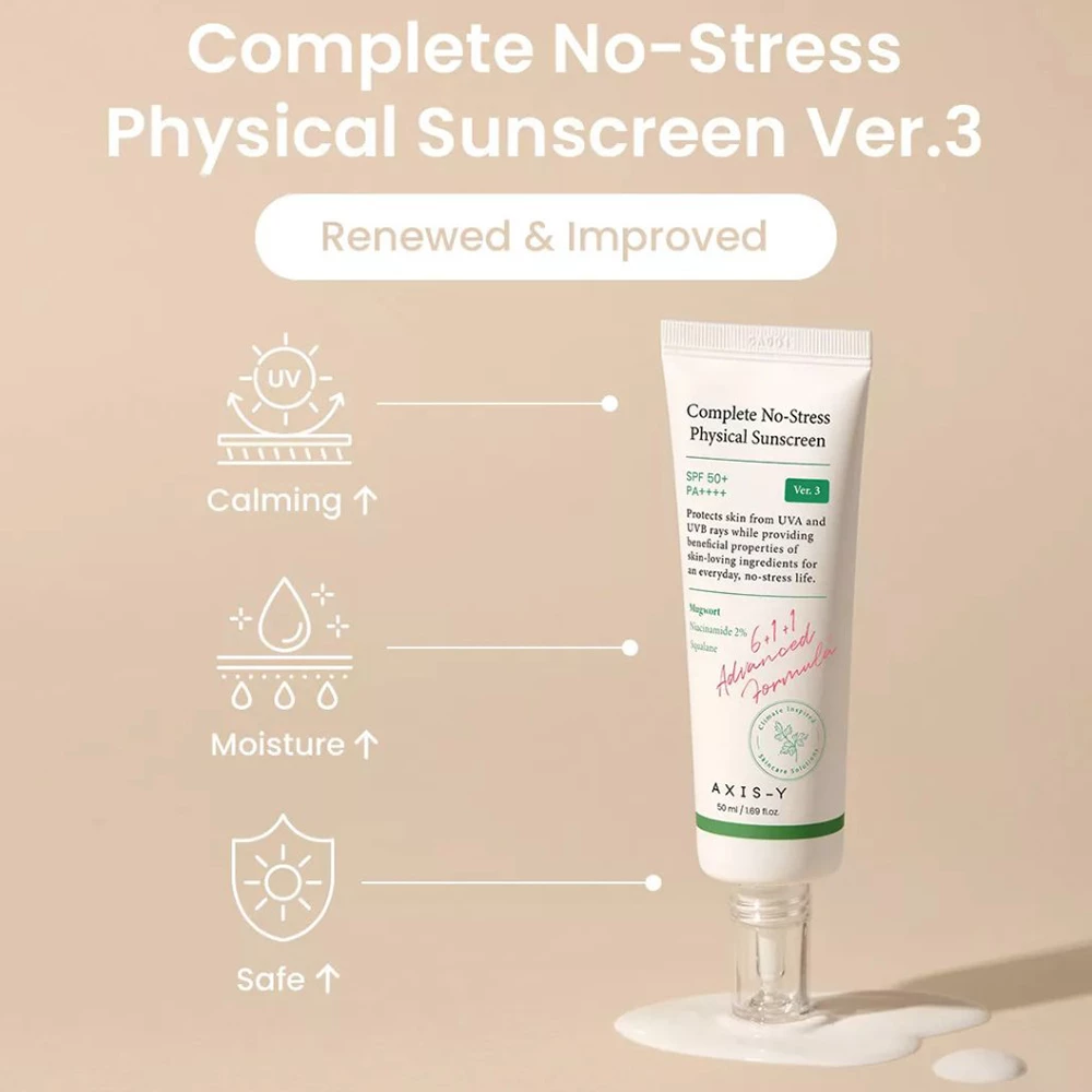 Complete No-Stress Physical V.3 Crema de fata cu factor de protectie SPF 50 50 ml