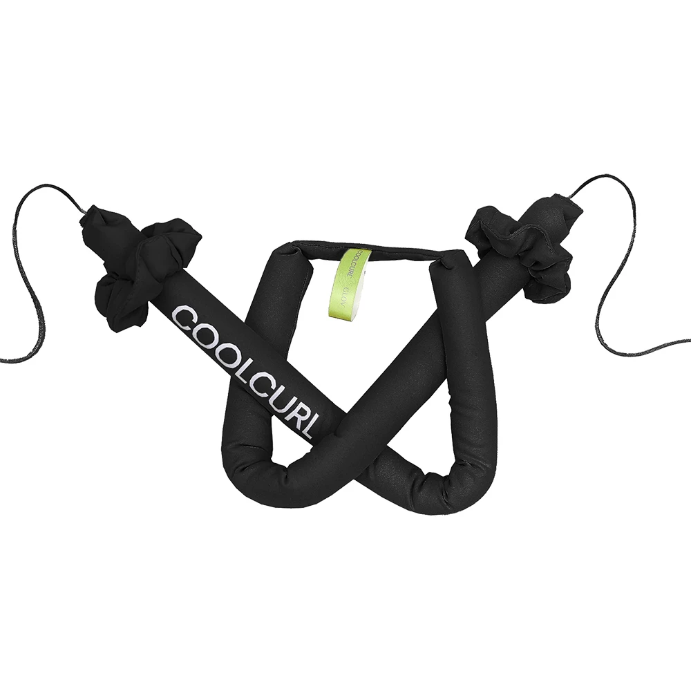 GLOV Cool Curl Cordeluta pentru bucle Negru - Bucl? lejere fara caldura si fara electrizare, reutilizabila, 1 buc