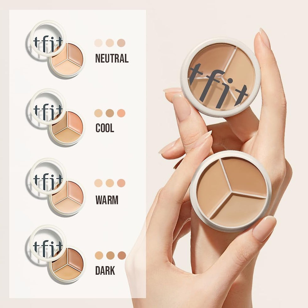 TFIT Cover Up Pro Concealer 03 Cool – Paletă Corectoare Profesională | Îngrijire și Machiaj