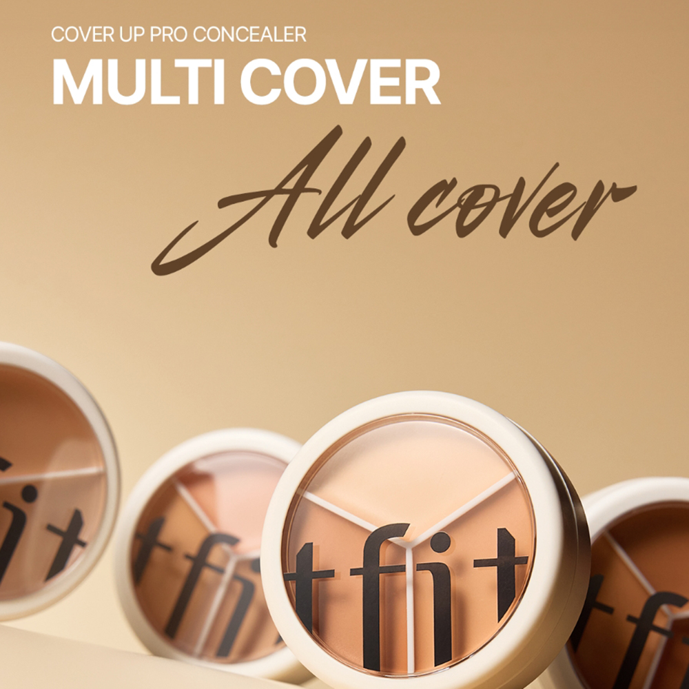TFIT Cover Up Pro Concealer 03 Cool – Paletă Corectoare Profesională | Îngrijire și Machiaj