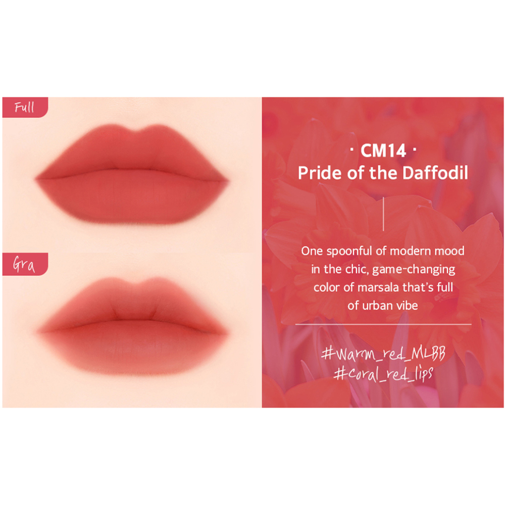 Black Rouge Cream Matt Rouge 3 – Ruj Lichid Mat CM14 Pride of the Daffodil | Culoare Intensă și Finisaj Catifelat