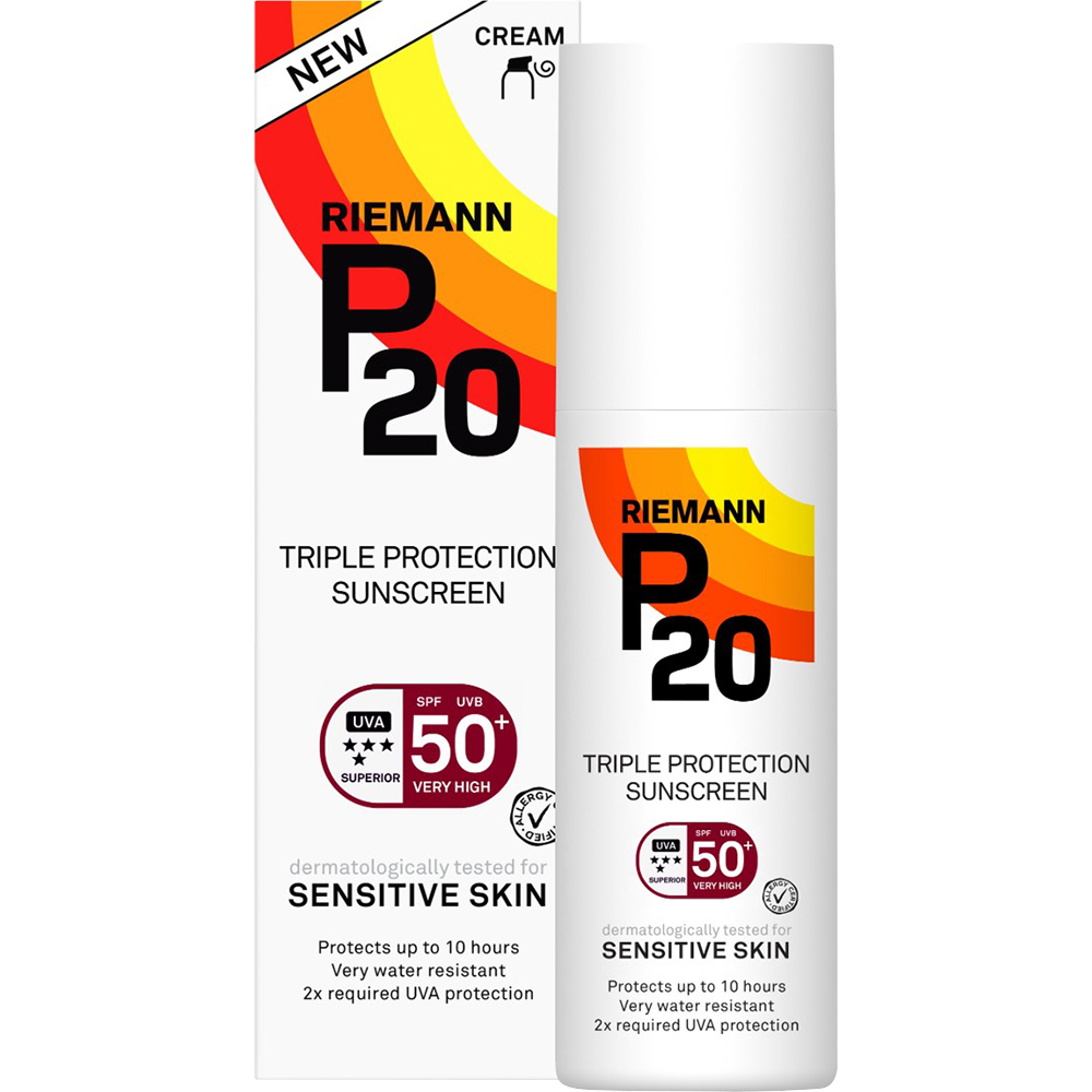 Crema de fata si corp cu protectie solara SPF 50+ pentru piele sensibila 100 ml